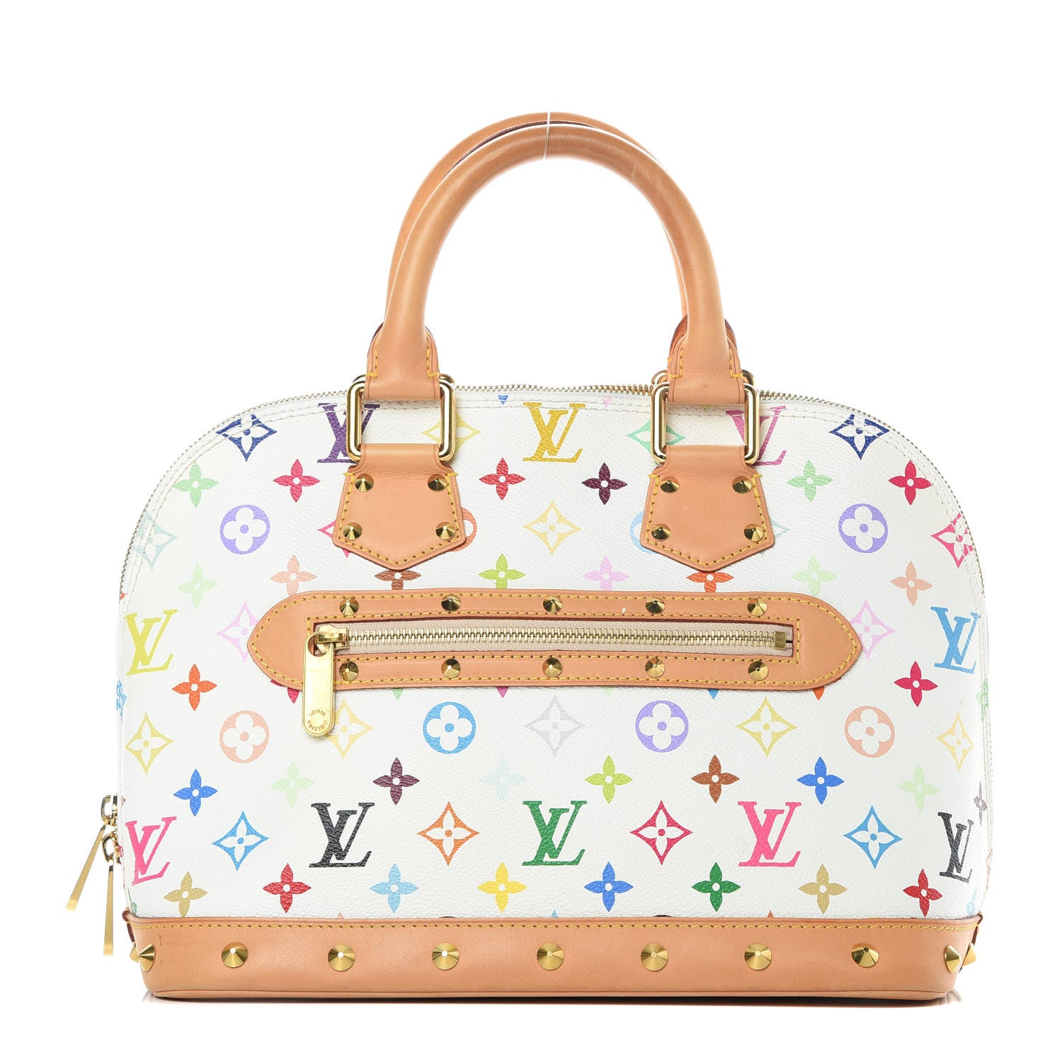 Louis Vuitton Monogram Multicolor Alma White 1 of 17