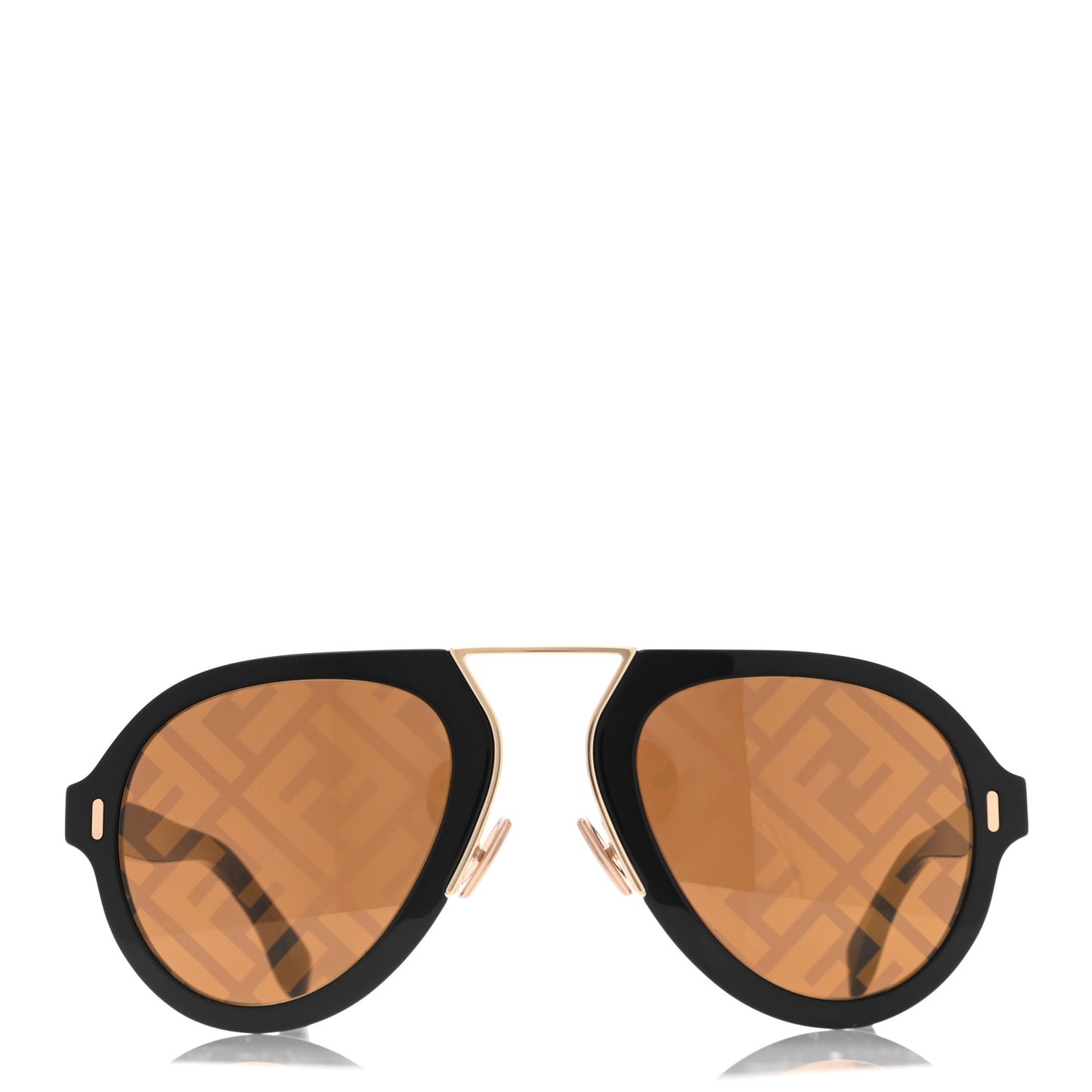 Acetate FF Aviator Sunglasses FF M0105/S Black