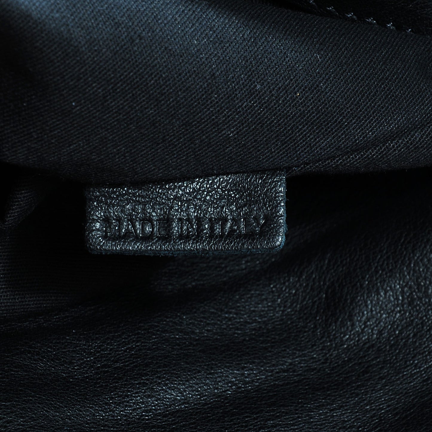 Grained Calfskin Antigona Envelope Clutch Black