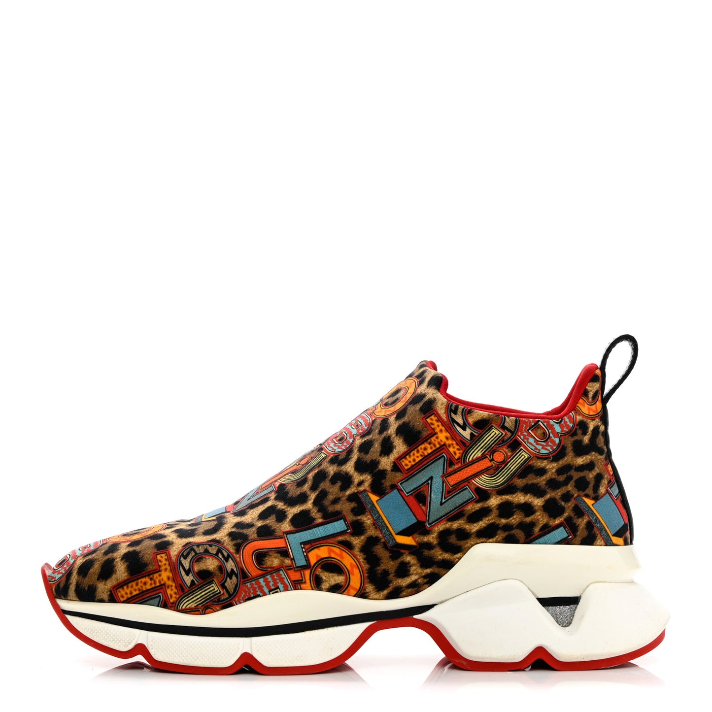 Neoprene Space Run Loubileo Donna Flat Sneakers 38 Multi