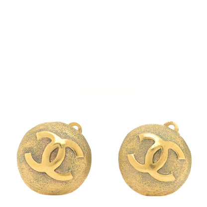 Chanel CC Clip On Earrings Gold 1 of 7