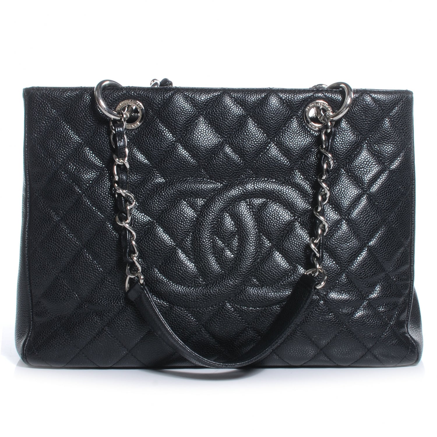Chanel Caviar Grand Shopping Tote GST Black 1 of 7