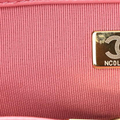 Chanel Lambskin Quilted Medium Chanel 19 Flap Pink 7 of 10