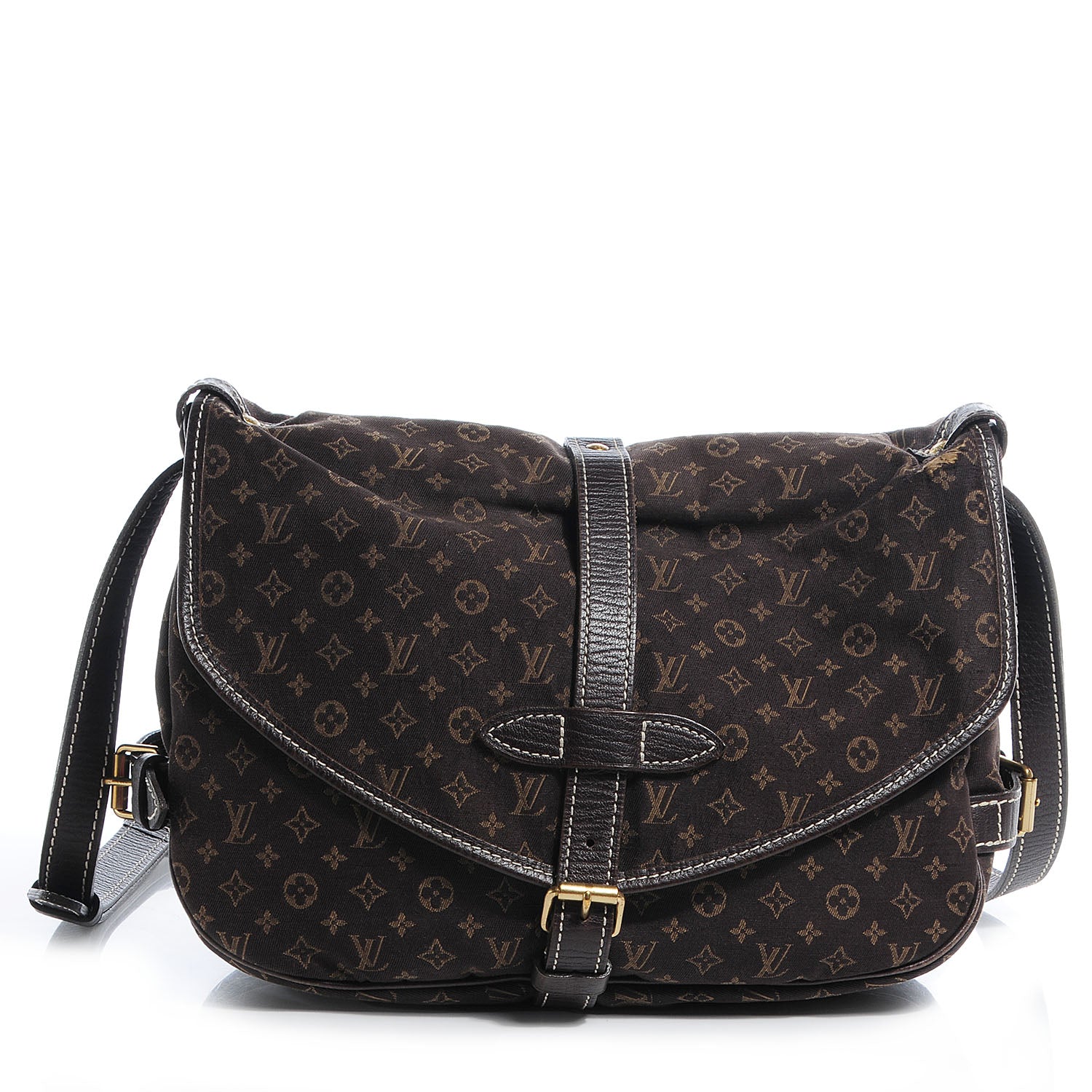 Louis Vuitton Monogram Mini Lin Saumur Ebene 1 of 7