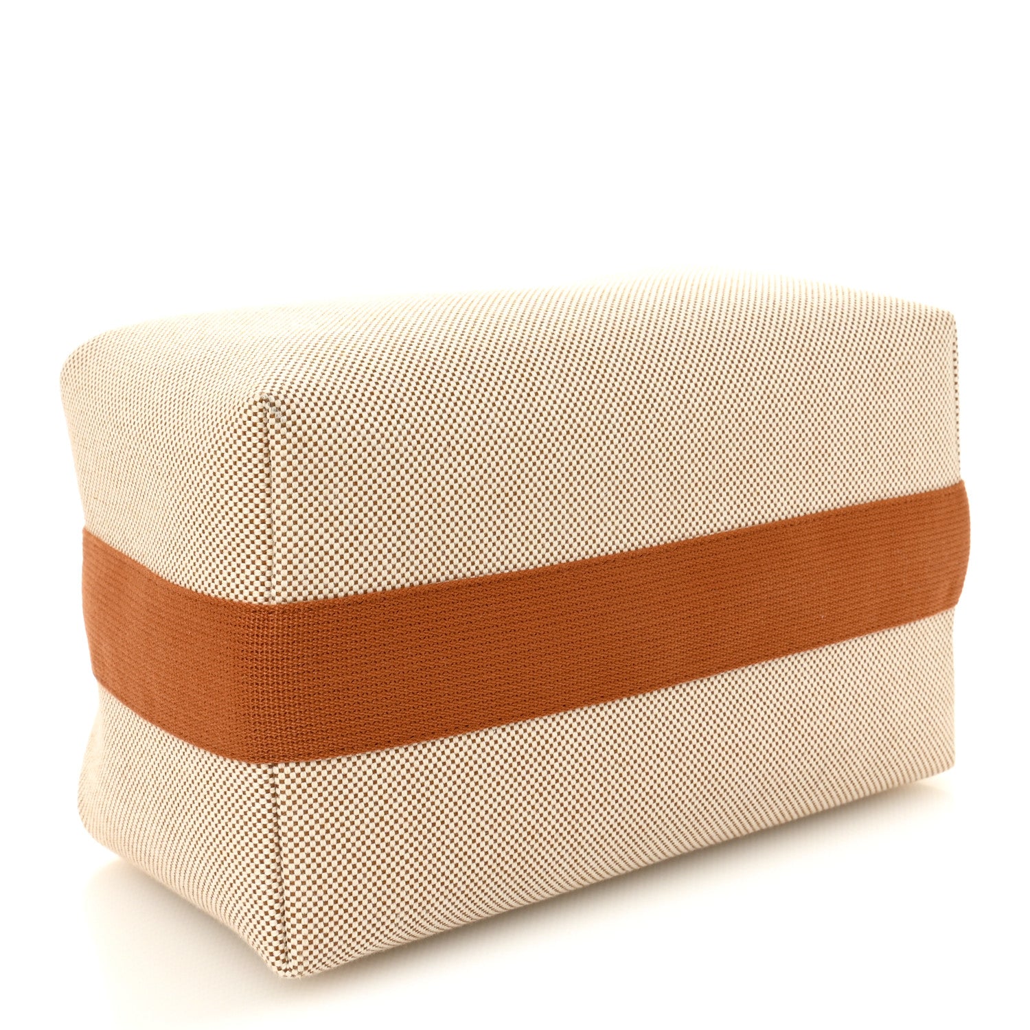 Hermes Canvas Large Bride-A-Brac Cabriole Case Biscuit 4 of 9