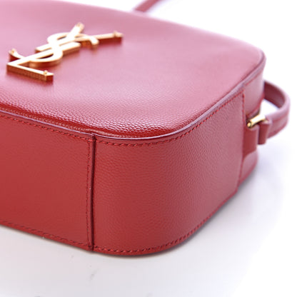 Saint Laurent Grain De Poudre Small Classic Monogram Camera Bag New Red 9 of 9