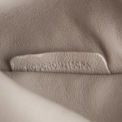 Burberry Signature Grain Calfskin Check Embossed Small Canterbury Tote Rose Pink 8 of 9