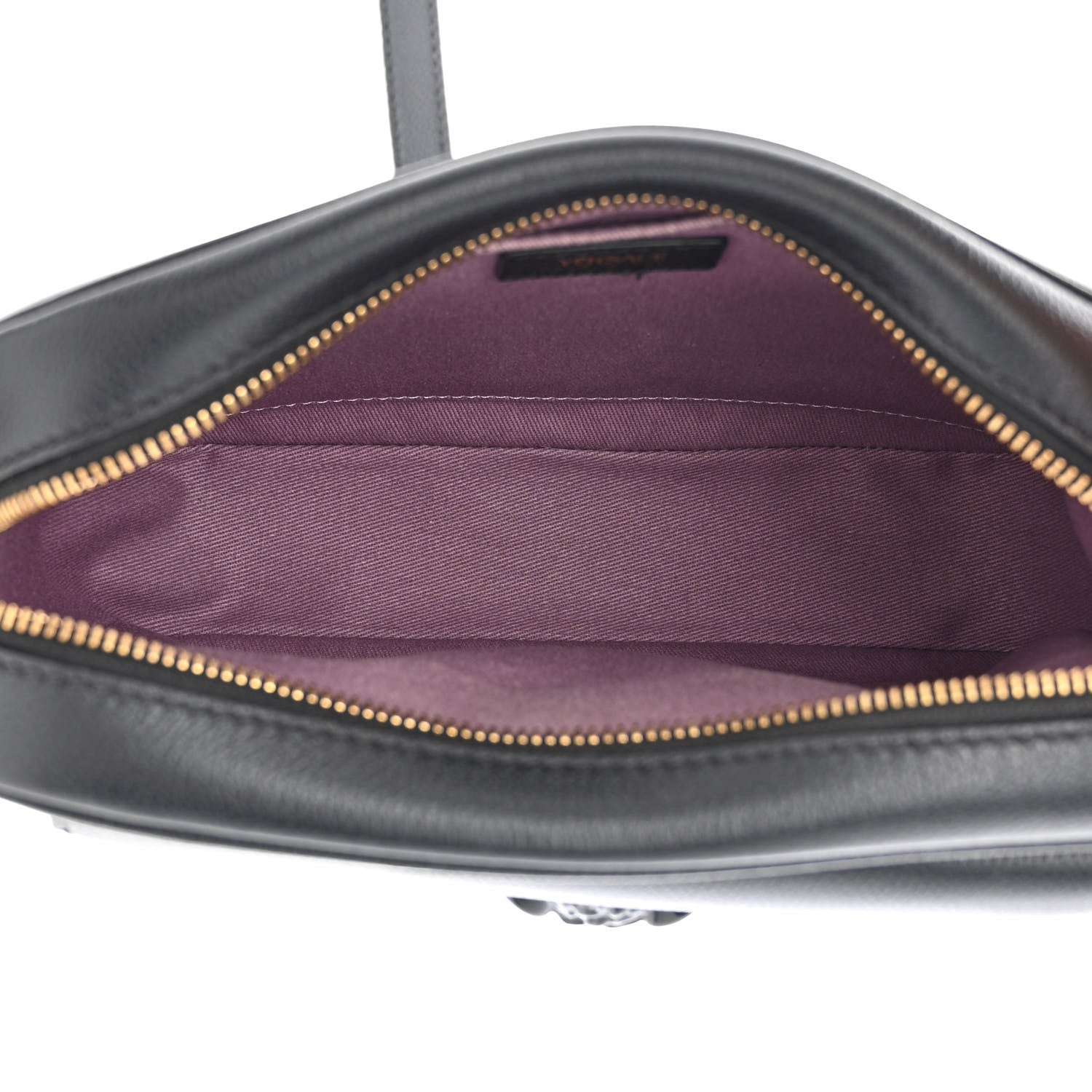 Versace Grained Calfskin Medusa Camera Bag Black 5 of 12