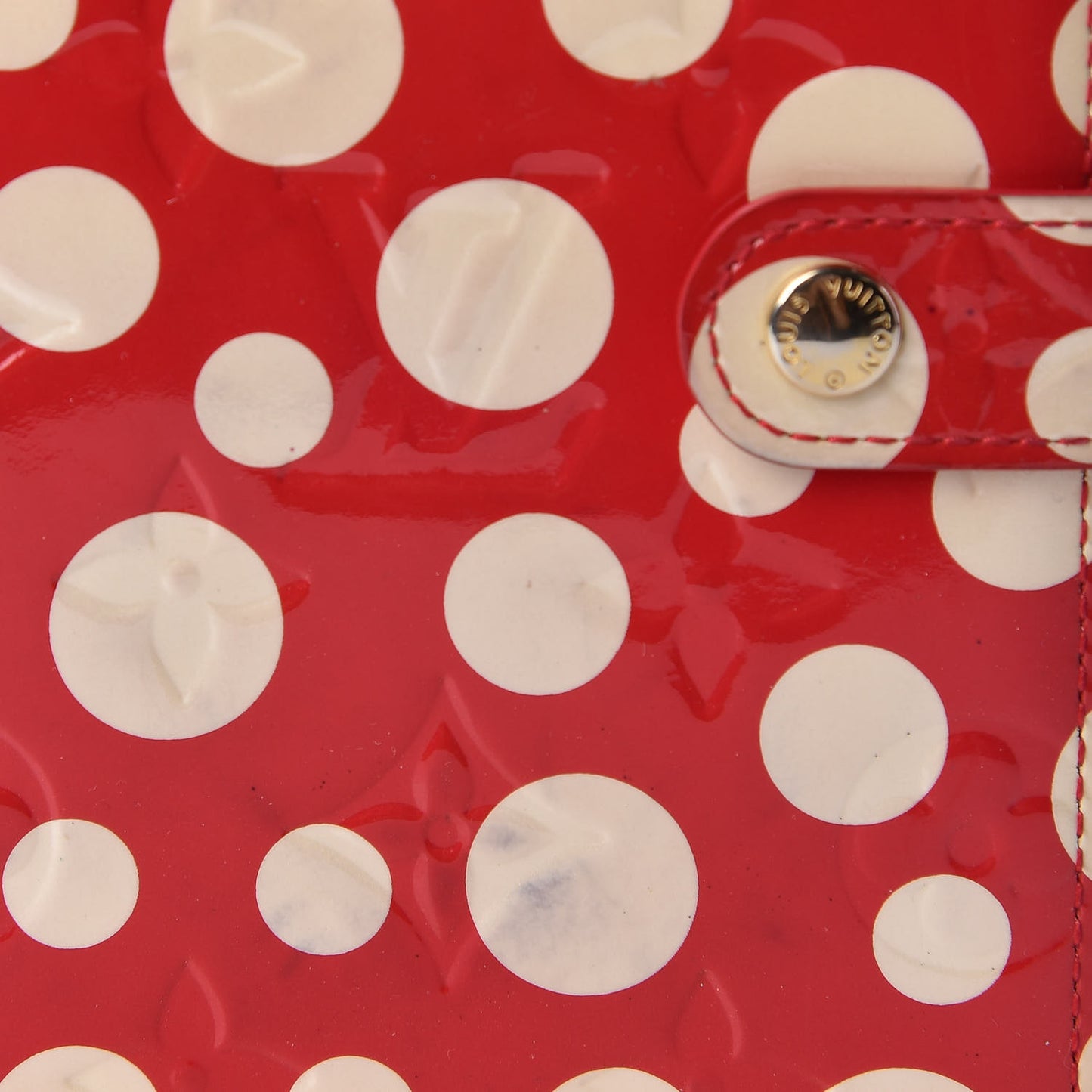 Vernis Kusama Infinity Dots Small Ring Cover Agenda Red