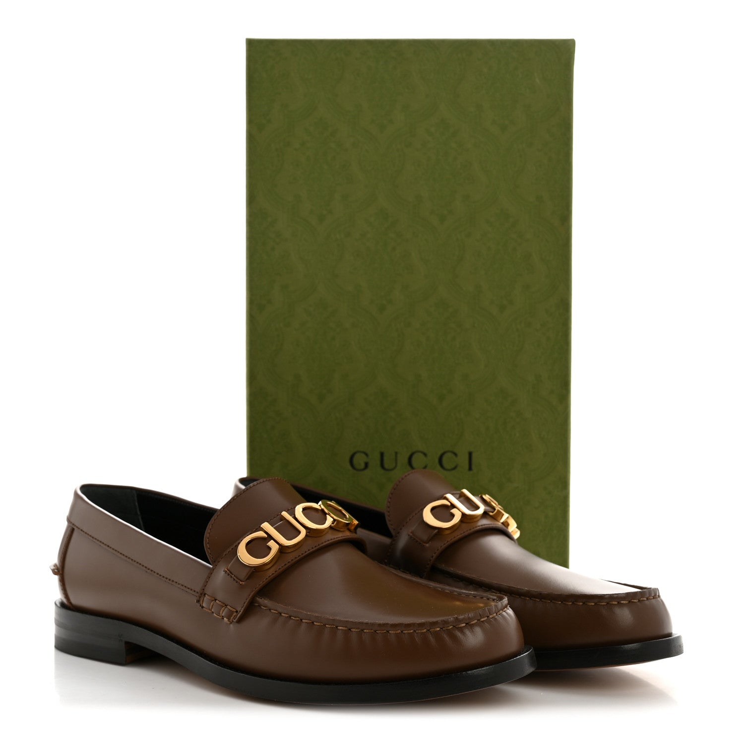Gucci Millennial Ribot Mens Cara Loafers 11 Brown Sugar 10 of 10