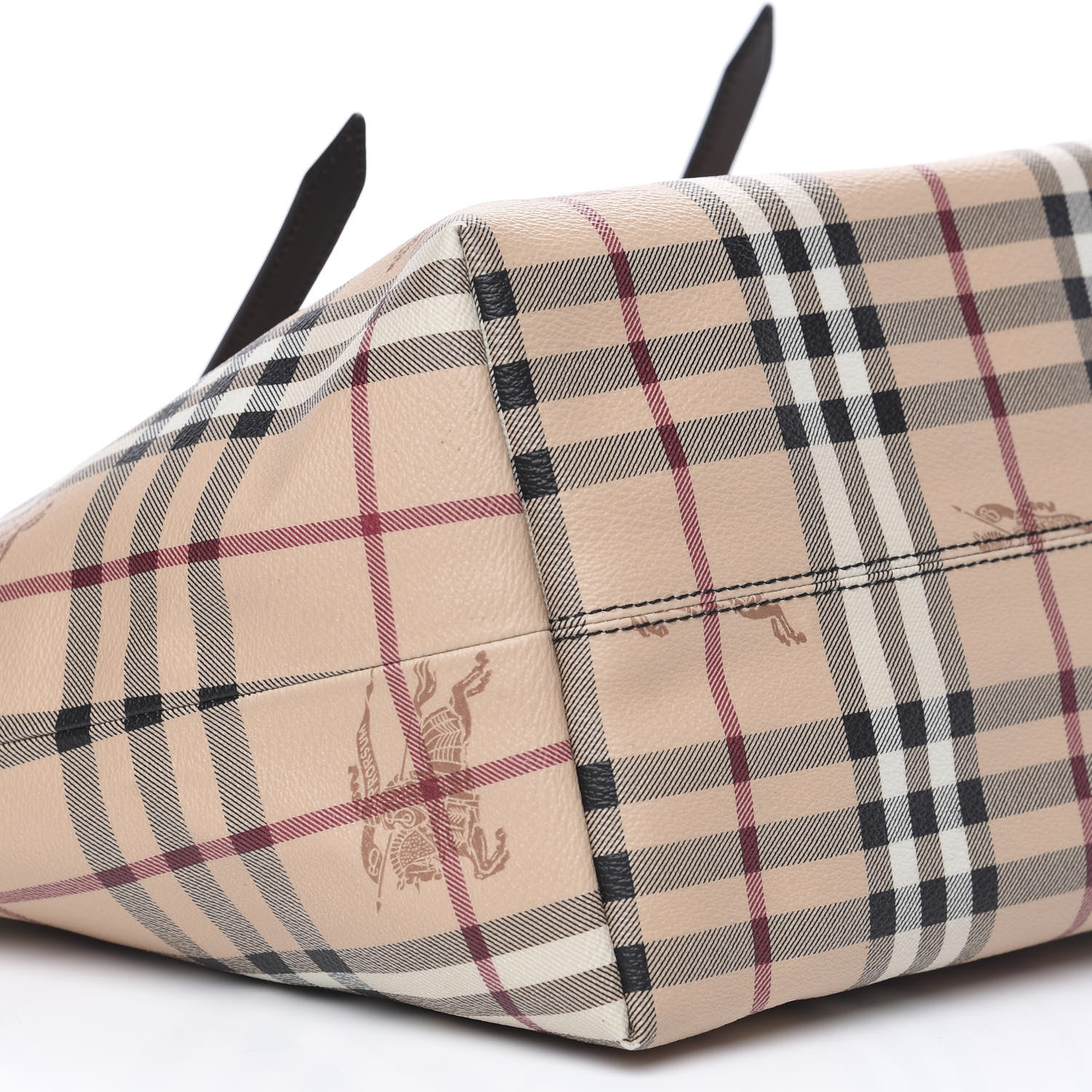 Burberry Haymarket Check Small Salisbury Tote Chocolate 7 of 9