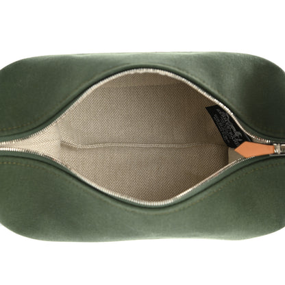Hermes Canvas Small Bride-A-Brac Pouch Vert Foret 5 of 6