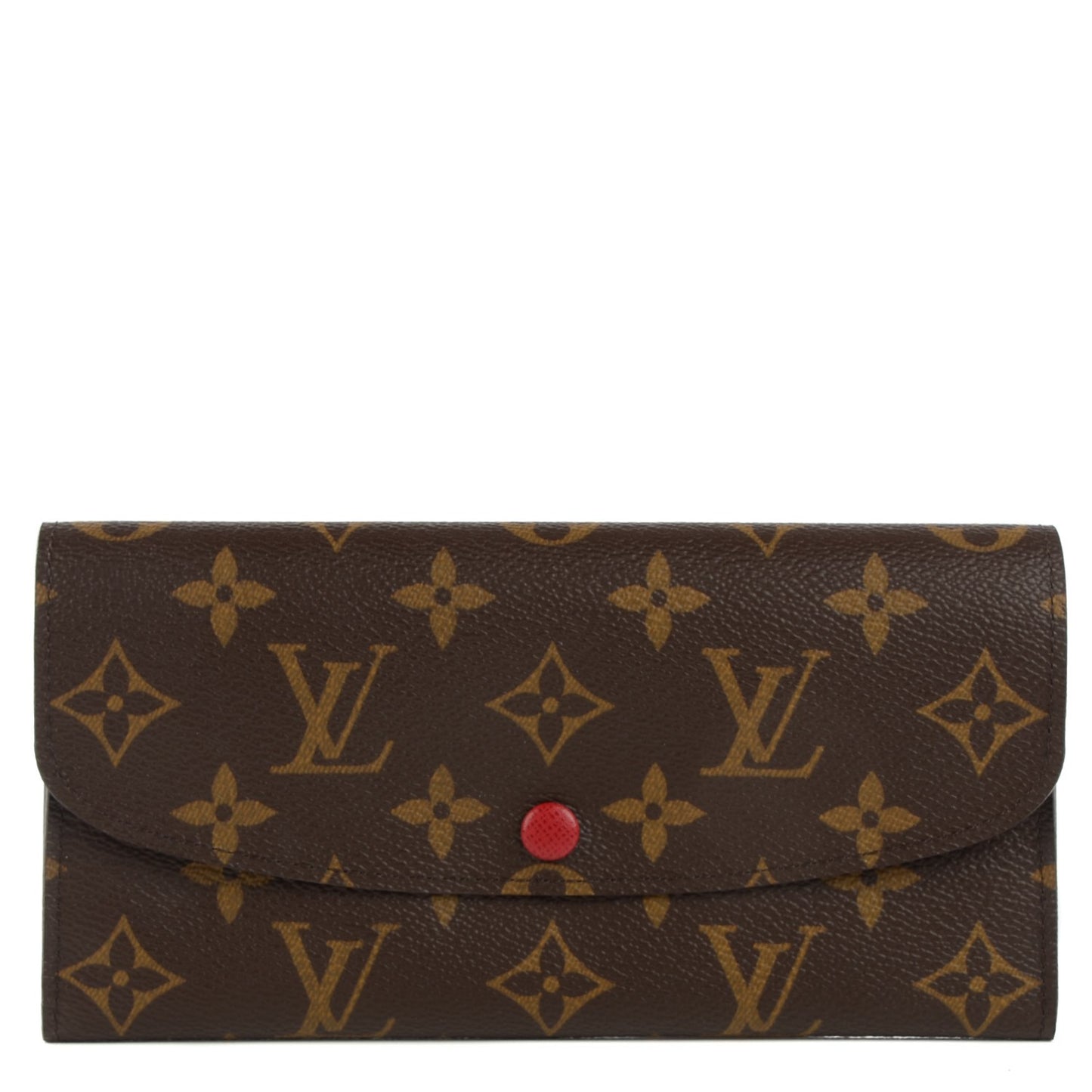 Monogram Emilie Wallet Red