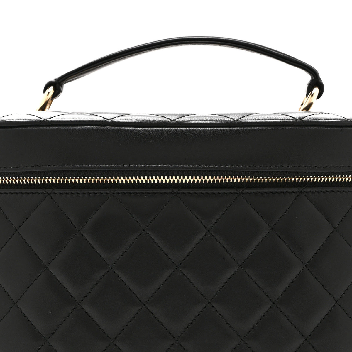 Chanel Lambskin Quilted Trendy CC Vanity Pouch Black 8 of 10