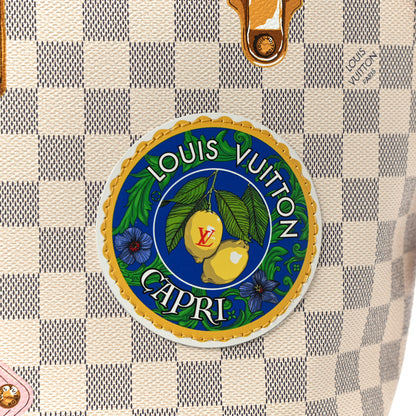 Louis Vuitton Damier Azur Summer Trunks Capri Neverfull MM 11 of 14
