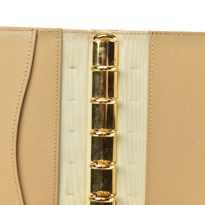 Chanel Goatskin Small Ring Agenda Planner Beige 10 of 10