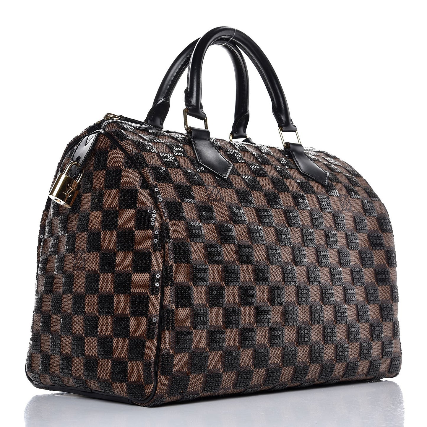 Damier Paillettes Speedy 30 Black