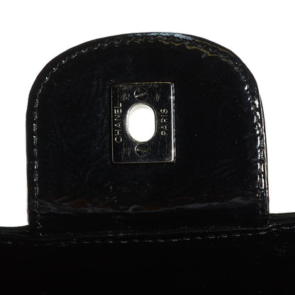 Chanel Patent Quilted Ritz Flap Bag Black 5 of 8