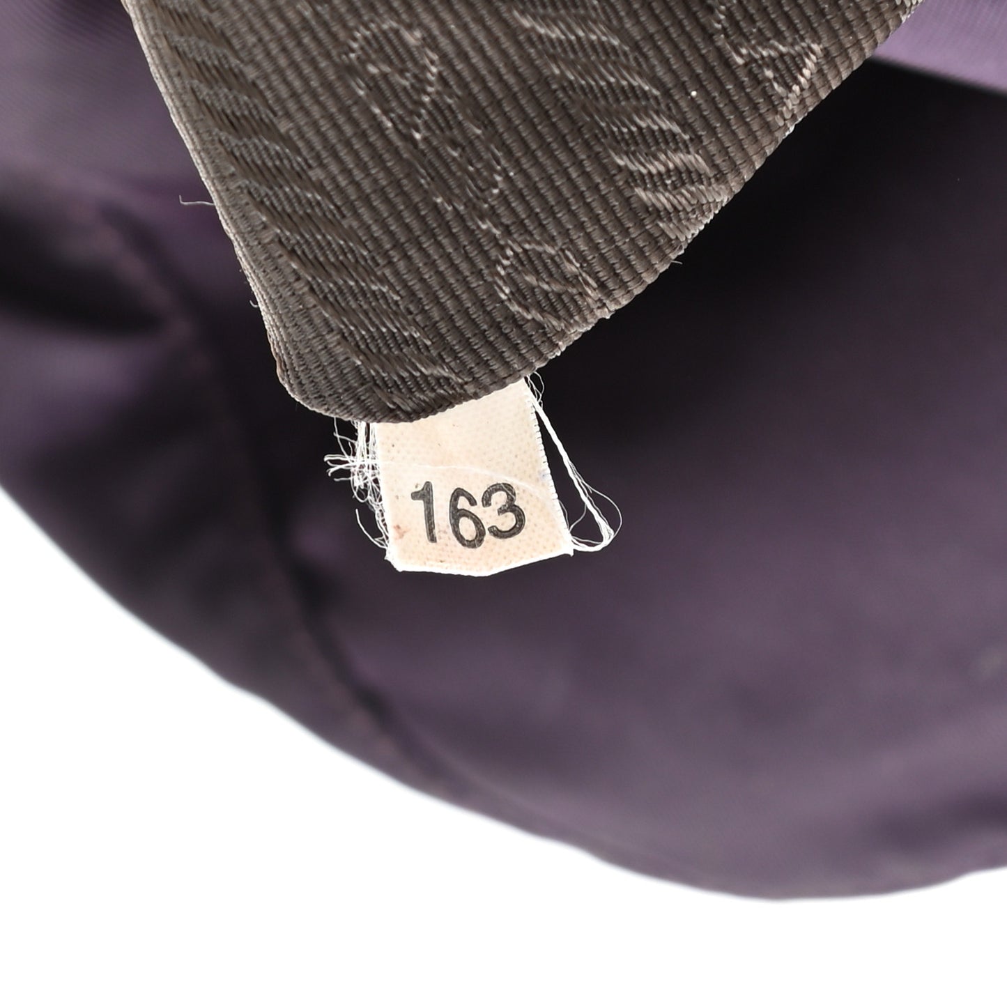 Tessuto Nylon Saffiano Messenger Bag Purple