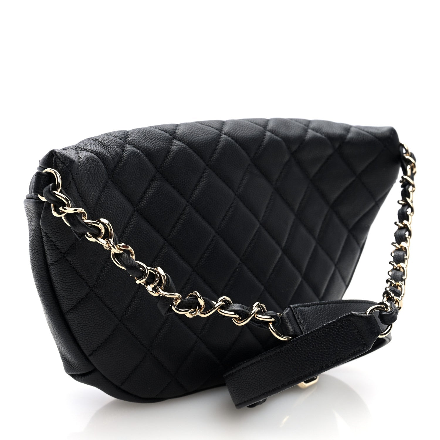 Chanel Caviar Quilted Business Affinity Waist Belt Bag Black 3 of 10