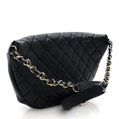 Chanel Caviar Quilted Business Affinity Waist Belt Bag Black 3 of 10