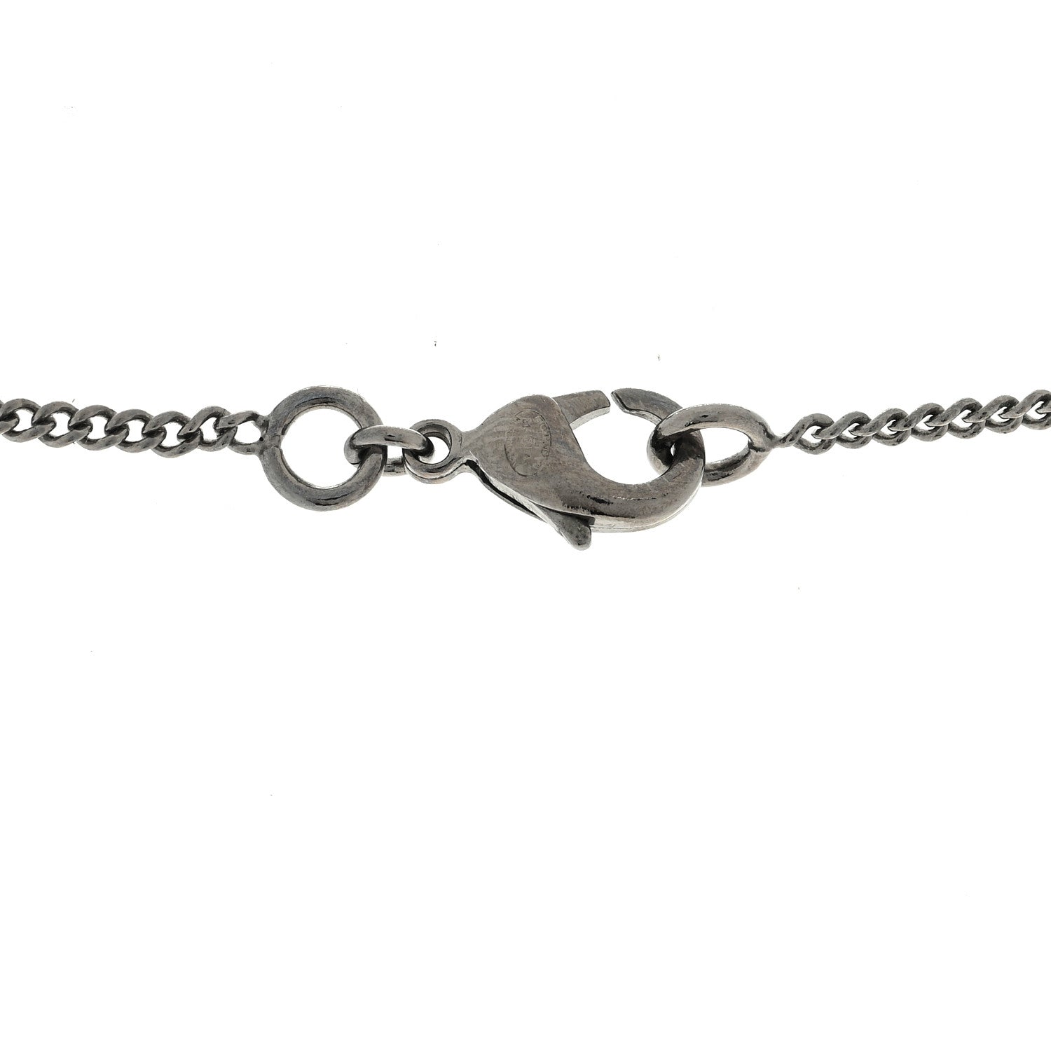 Chanel Ruthenium CC Pendant Necklace 4 of 4