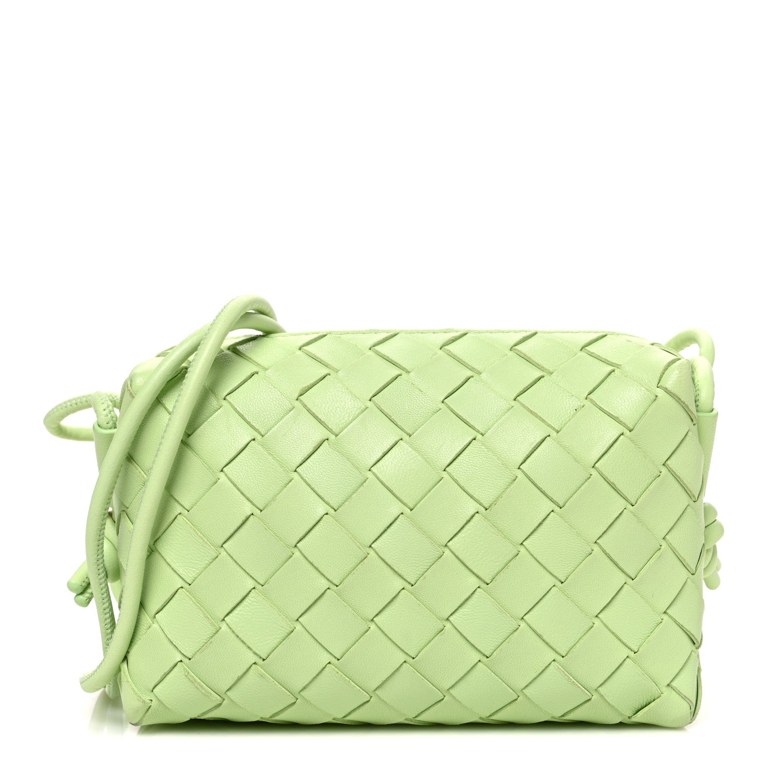 Bottega Veneta Nappa Intrecciato Mini Loop Camera Bag Fennel 1 of 8