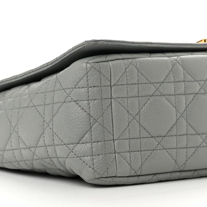 Christian Dior Lambskin Cannage Large Caro Bag Grey 9 of 17