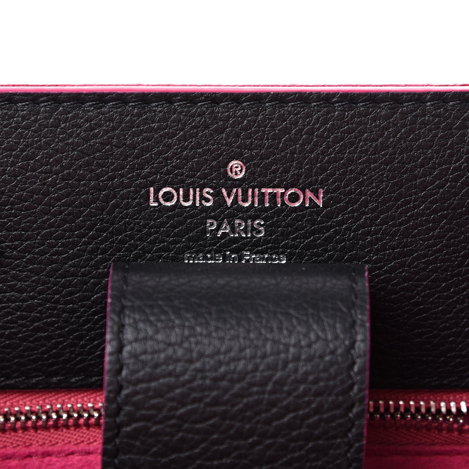 Louis Vuitton Calfskin Lockme Bucket Black 5 of 9