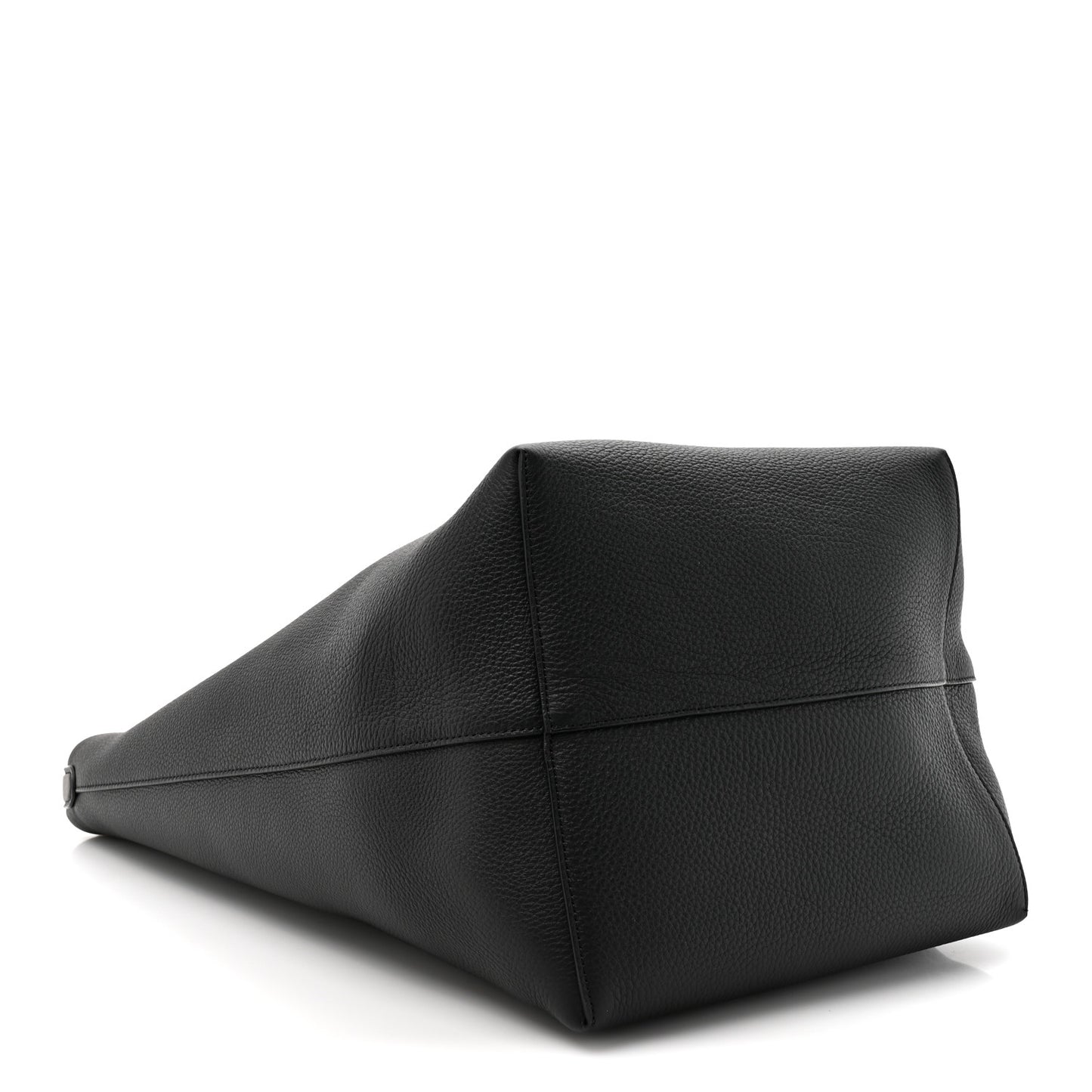 Grained Calfskin Large N/S Park Tote Black