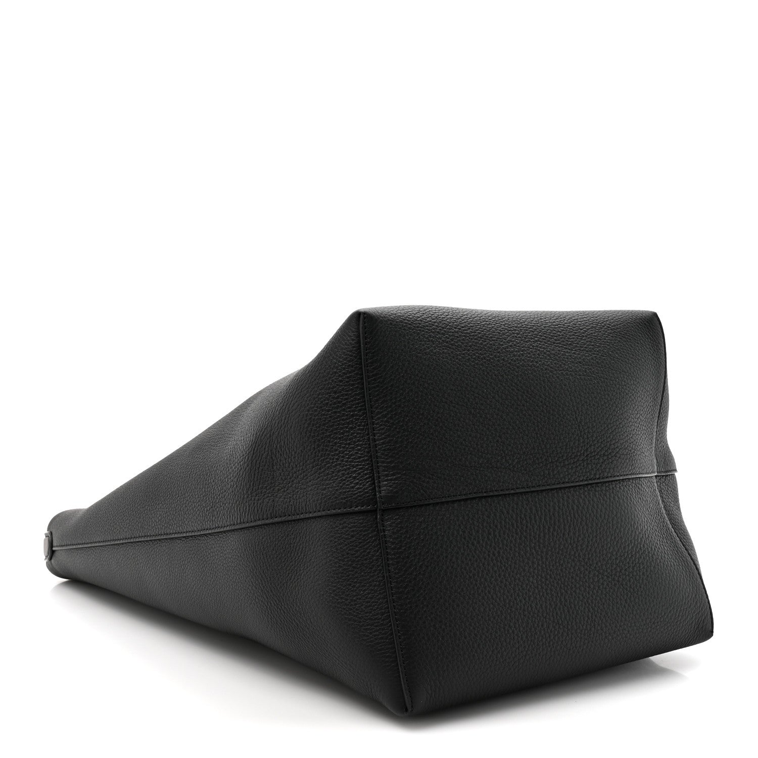 The Row Grained Calfskin Large N/S Park Tote Black 4 of 10