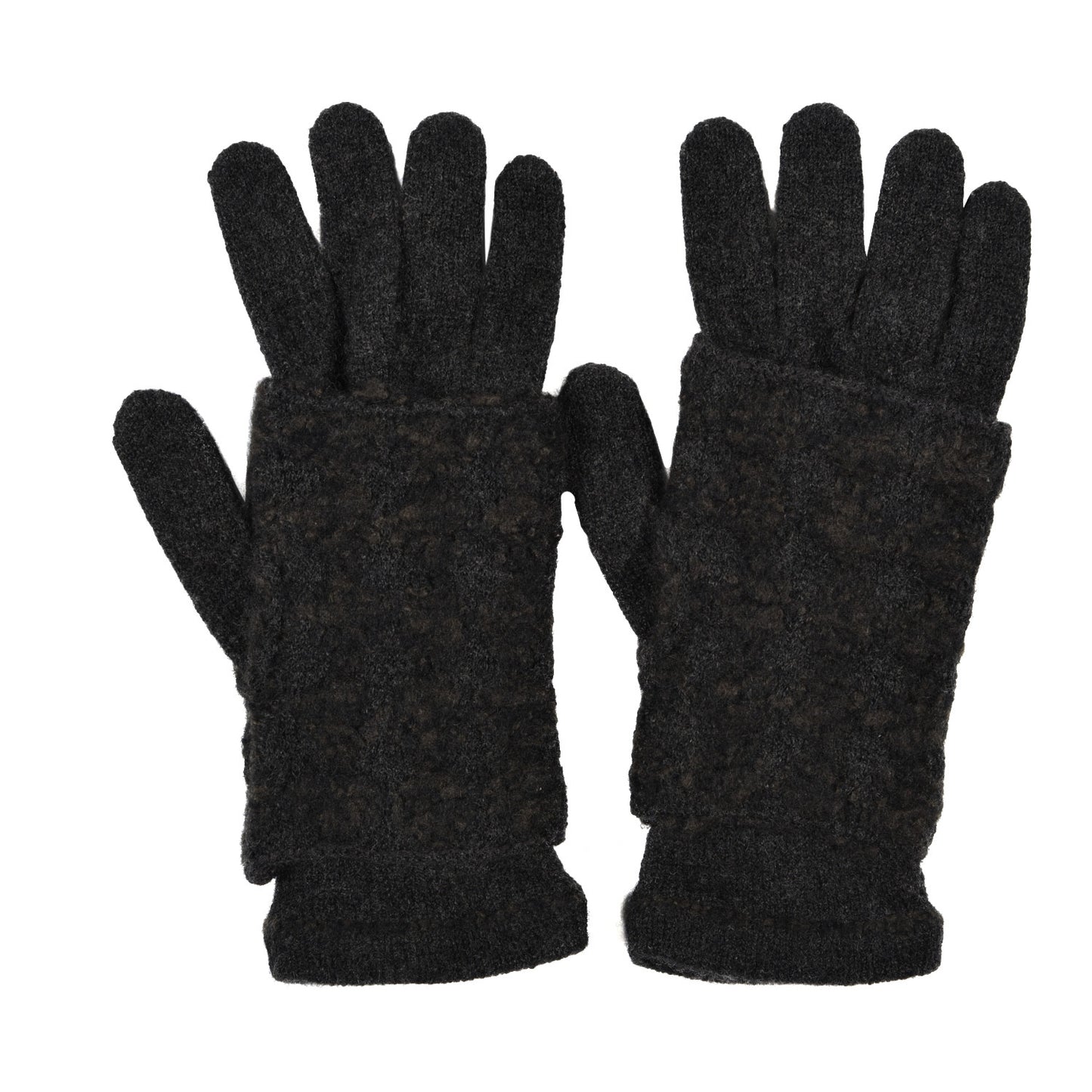 Cashmere Silk CC Gloves Dark Grey