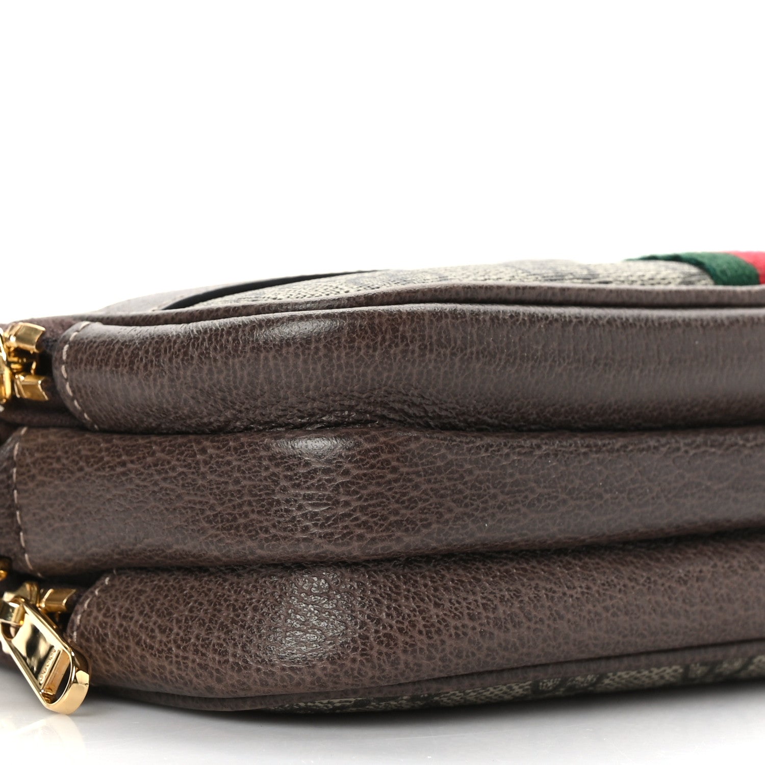 Gucci GG Supreme Monogram Web Mini Ophidia GG Bag Brown 8 of 9