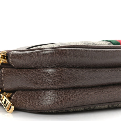 Gucci GG Supreme Monogram Web Mini Ophidia GG Bag Brown 8 of 9