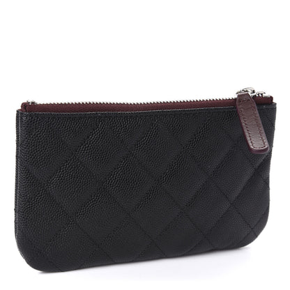 Chanel Caviar Quilted Small Cosmetic Case Black 3 of 8