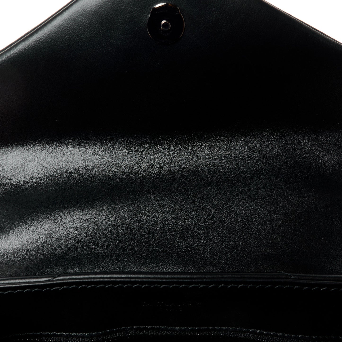 Calfskin Y Quilted Monogram Monochrome Toy Loulou Crossbody Bag Black