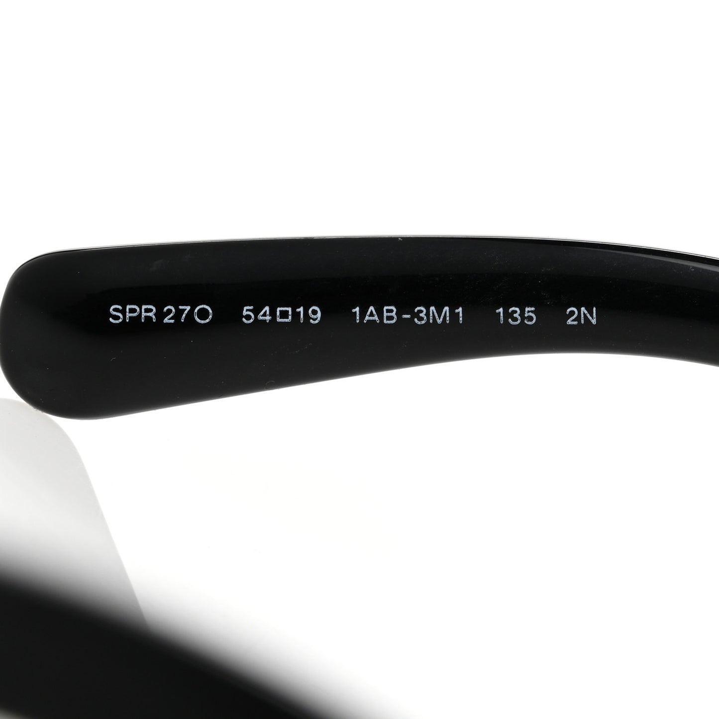 Acetate Baroque Sunglasses SPR 27O Black