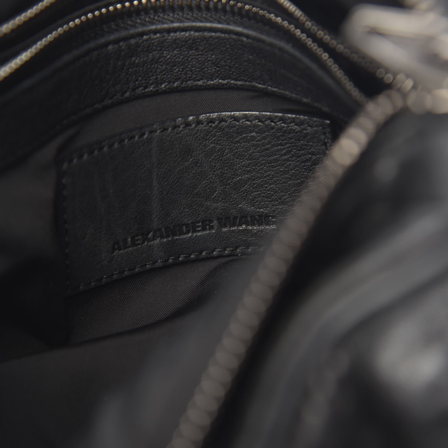 Alexander Wang Pebbled Lambskin Rocco Black Nickel Hardware 5 of 11
