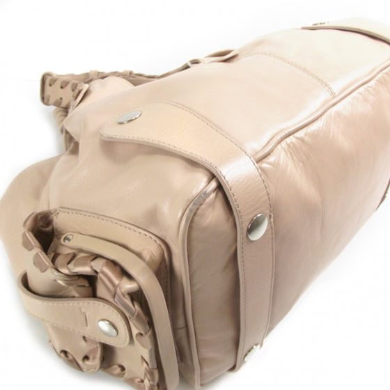 Chloe Calfskin Silverado Shoulder Bag Beige Rose 5 of 11