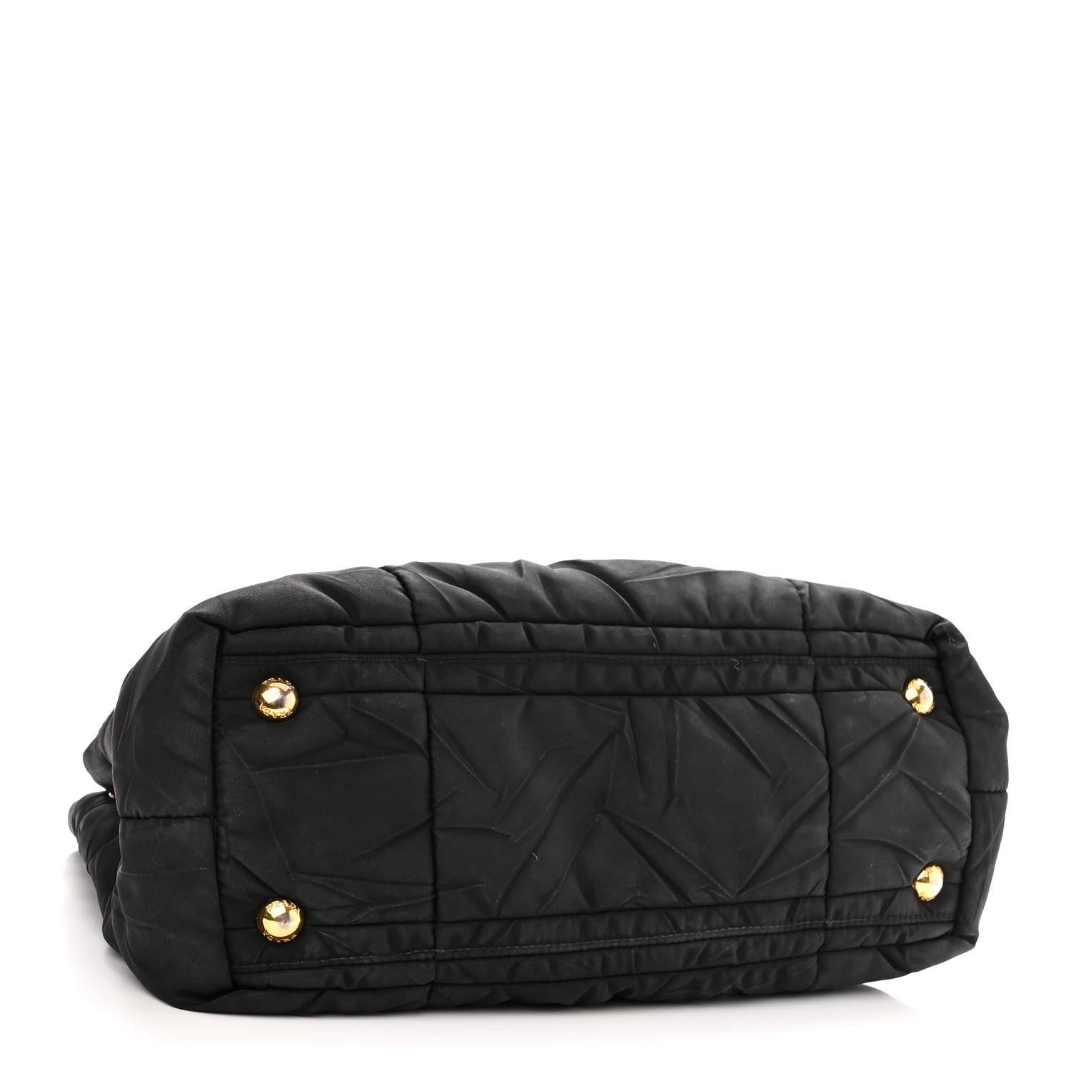Prada Tessuto Nylon Quilted Tote Black 4 of 12