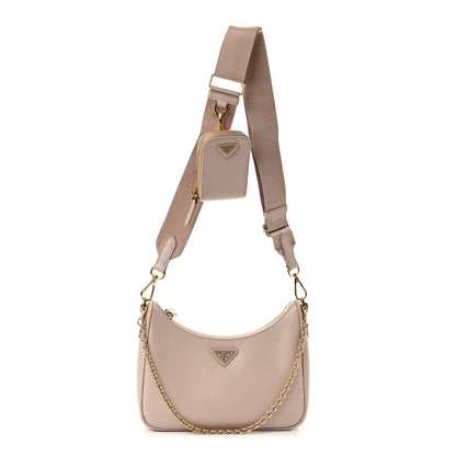 Prada Saffiano Re-Edition 2005 Shoulder Bag Ninfea 1 of 11