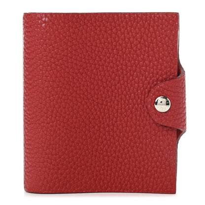Hermes Togo Ulysse Mini Notebook Rouge Garance 1 of 8