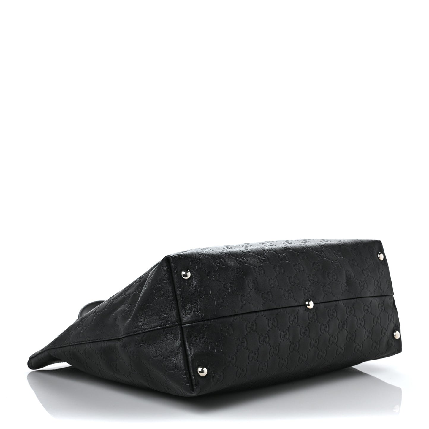 Calfskin Medium Icon Bit Tote Black