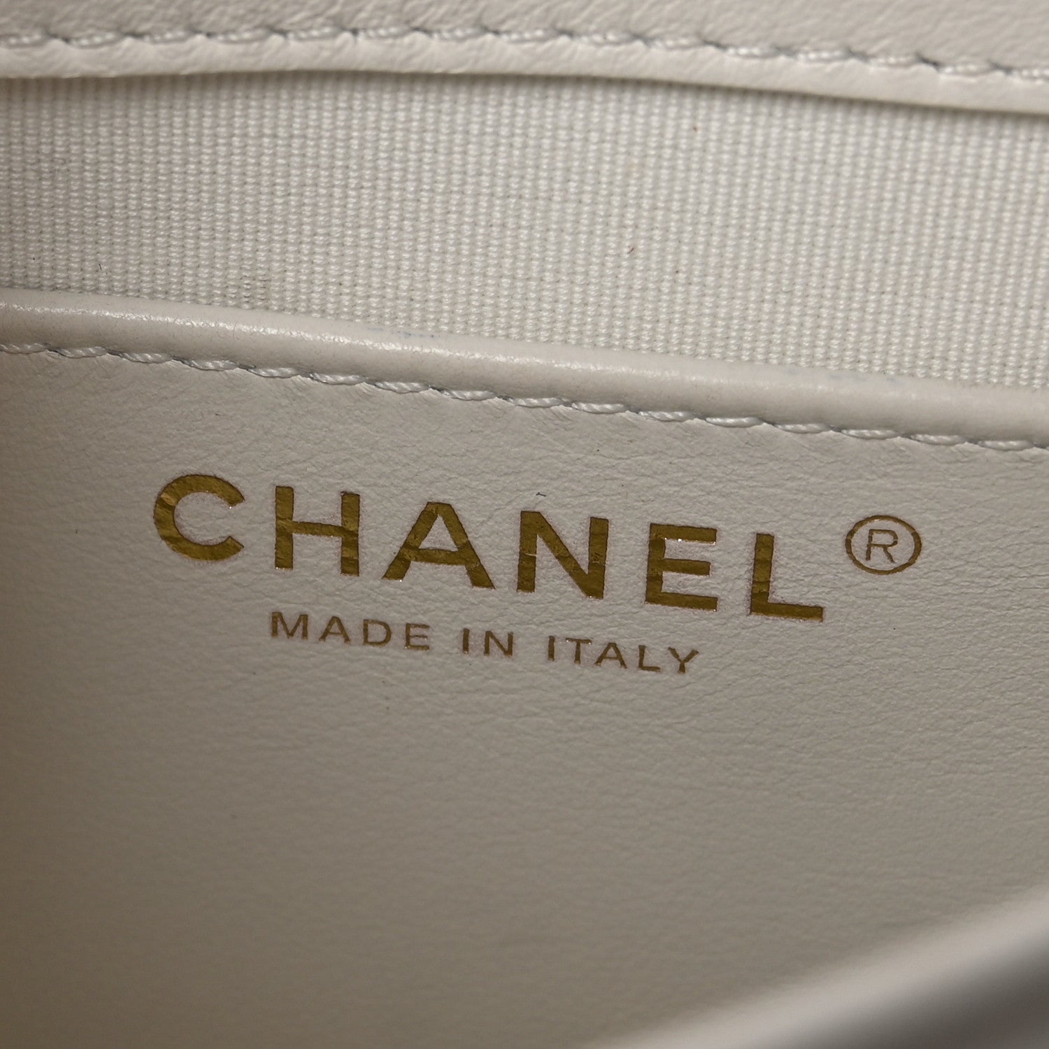 Chanel Lambskin Quilted Small Messenger Flap White 5 of 10