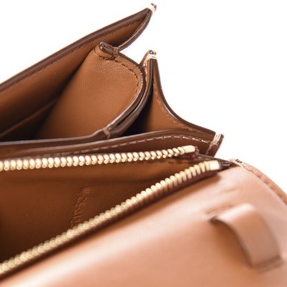 Celine Natural Calfskin Medium Classic Box Flap Bag Tan 10 of 11