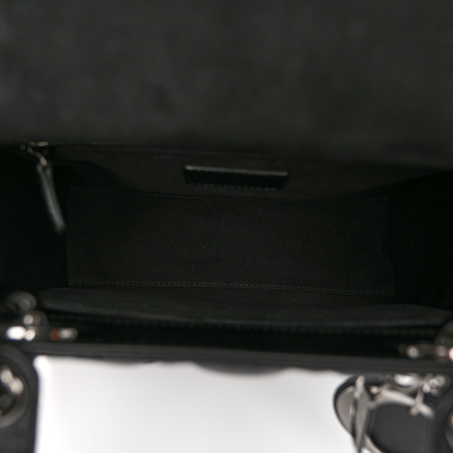 Lambskin Cannage Medium Lady Dior Black