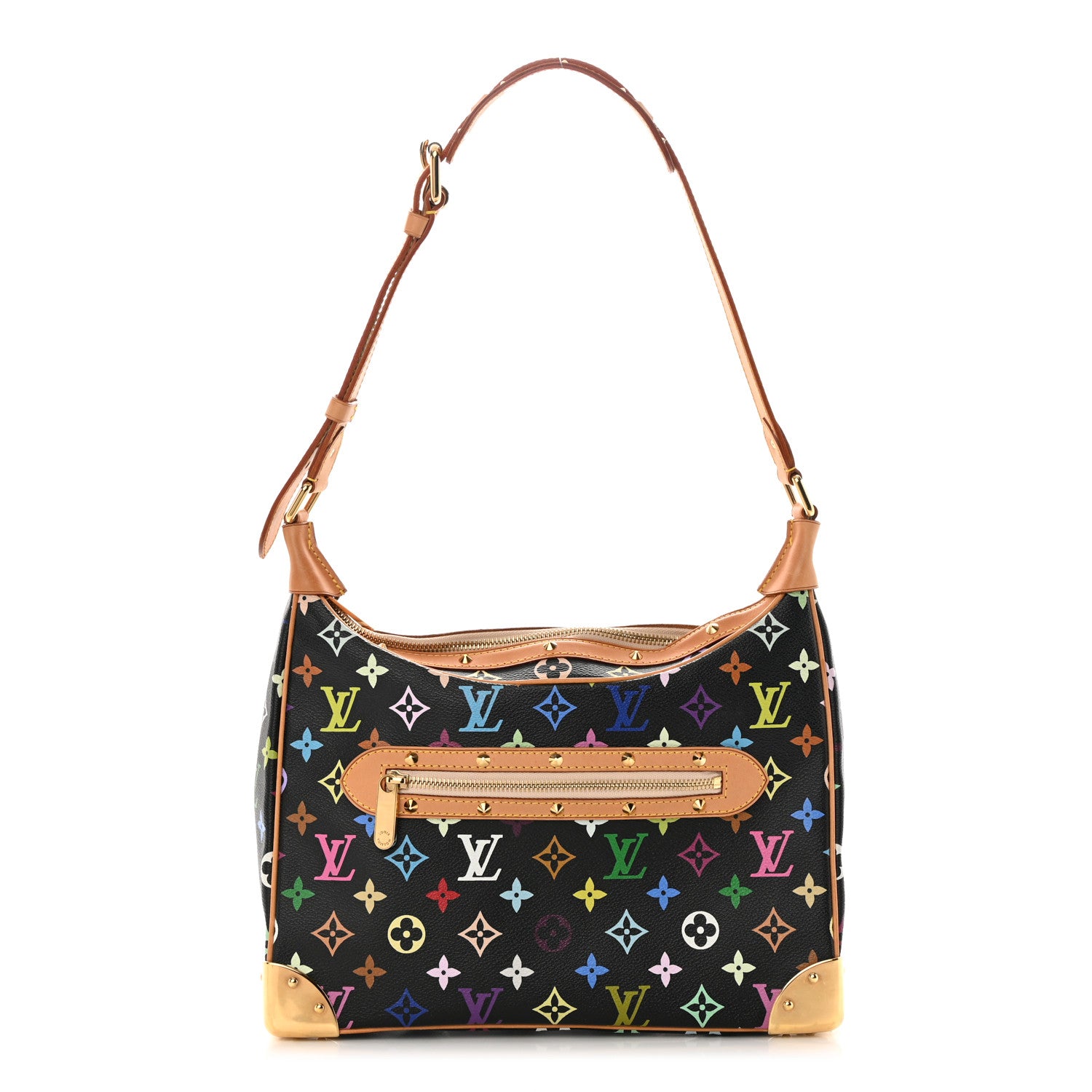 Louis Vuitton Monogram Multicolor Boulogne Black 1 of 15