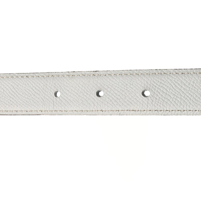 Hermes Epsom 24mm Mini Constance H Belt 85 34 Bleu Brighton White 5 of 7