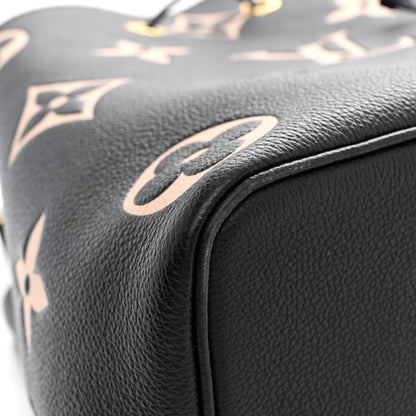 Louis Vuitton Empreinte Monogram Giant Neonoe MM Black Beige 14 of 14