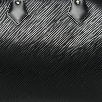 Louis Vuitton Epi Speedy Bandouliere 25 Black 7 of 11